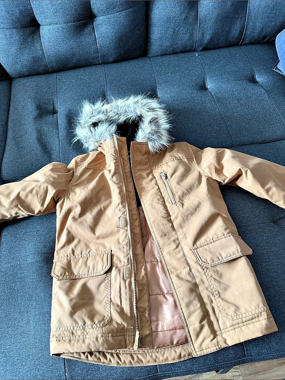 PLACE Baby Small Brown Puffer Jacket